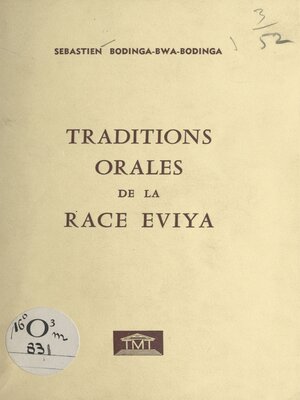 cover image of Traditions orales de la race eviya
